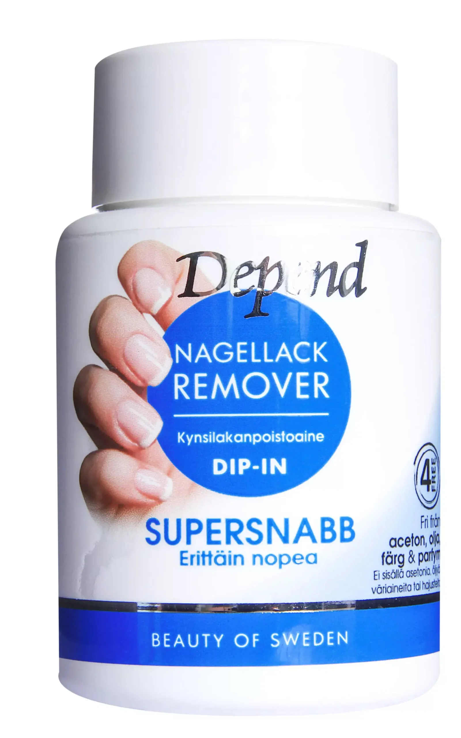 Depend Dip-in Nagellackreomver Supersnabb 75 ml