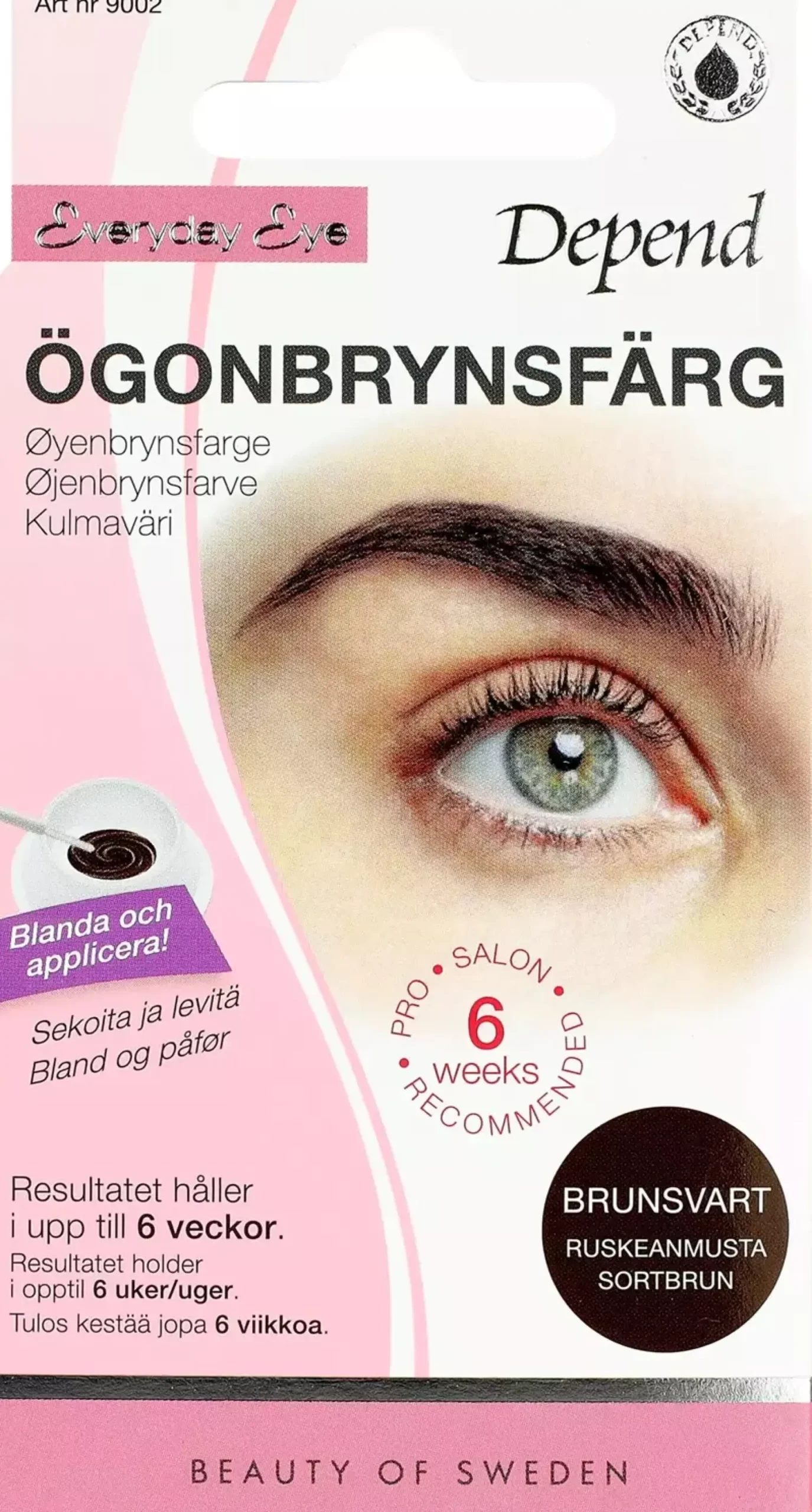 DependEveryday Eye Eyebrow Tint Black