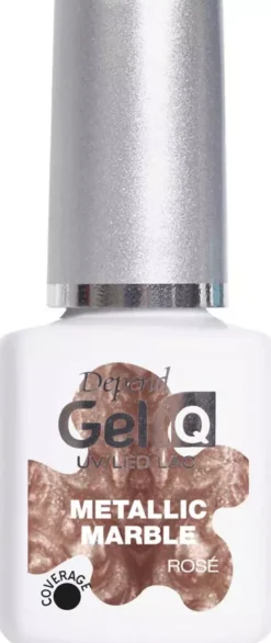 DependGel iQ Effects Metallic Marble Peach Gemstone