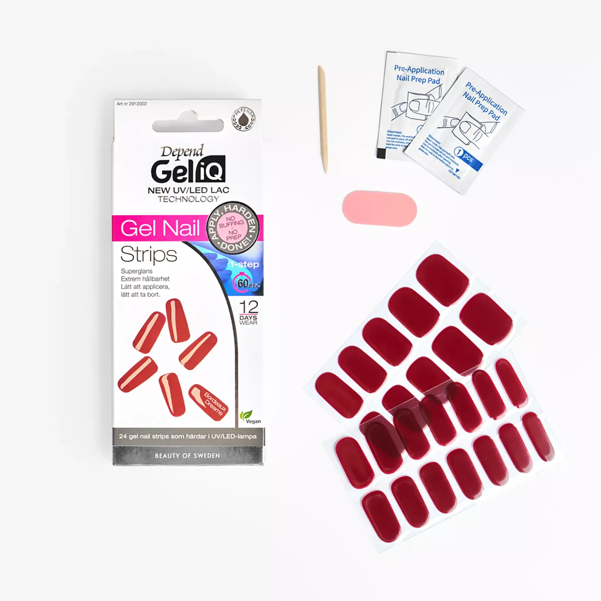 DependGel iQ Gel Nail Strips French Flirt