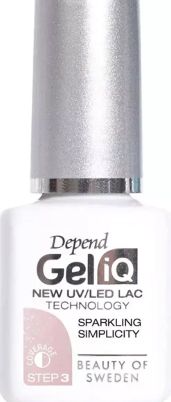 DependGel iQ Soft Spoken UV/LED Nail Polish Sparkling Simplicity