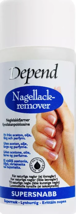 Depend Nagellackremover Supersnabb 250 ml