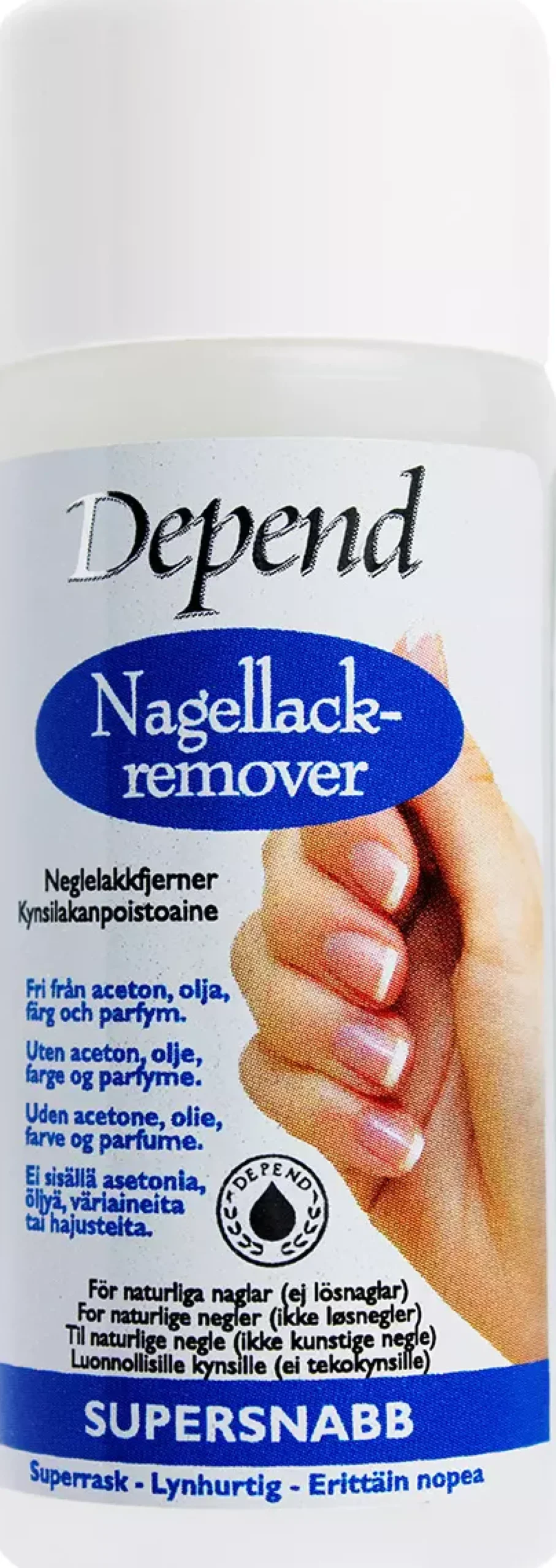 Depend Nagellackremover Supersnabb 250 ml