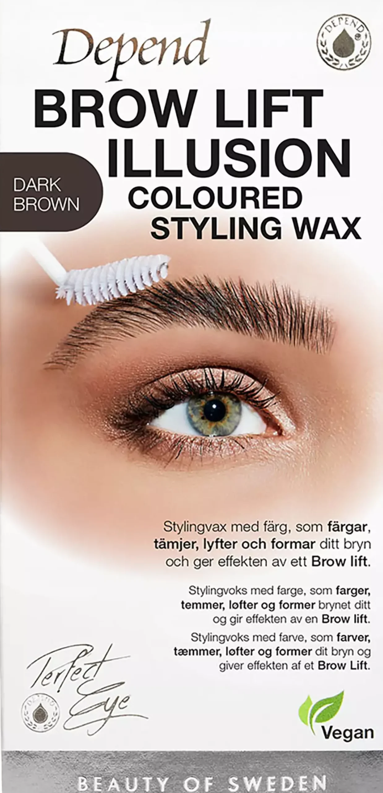 Depend Perfect Eye Brow Illusion Wax Soft Brown