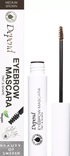 DependPerfect Eye Eyebrow Mascara Tint & Shape Soft Brown
