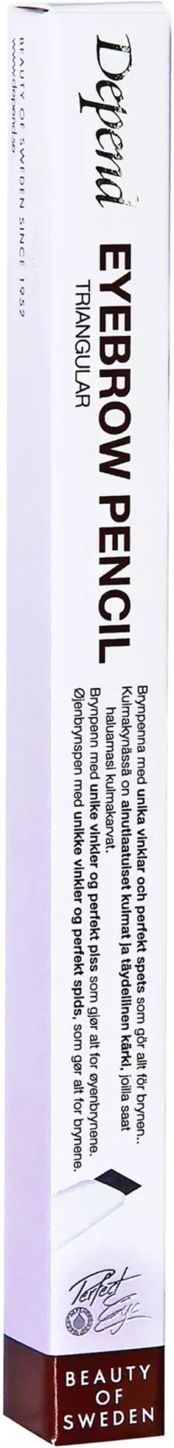 DependPerfect Eye Eyebrow Pencil Triagular Dark Brown