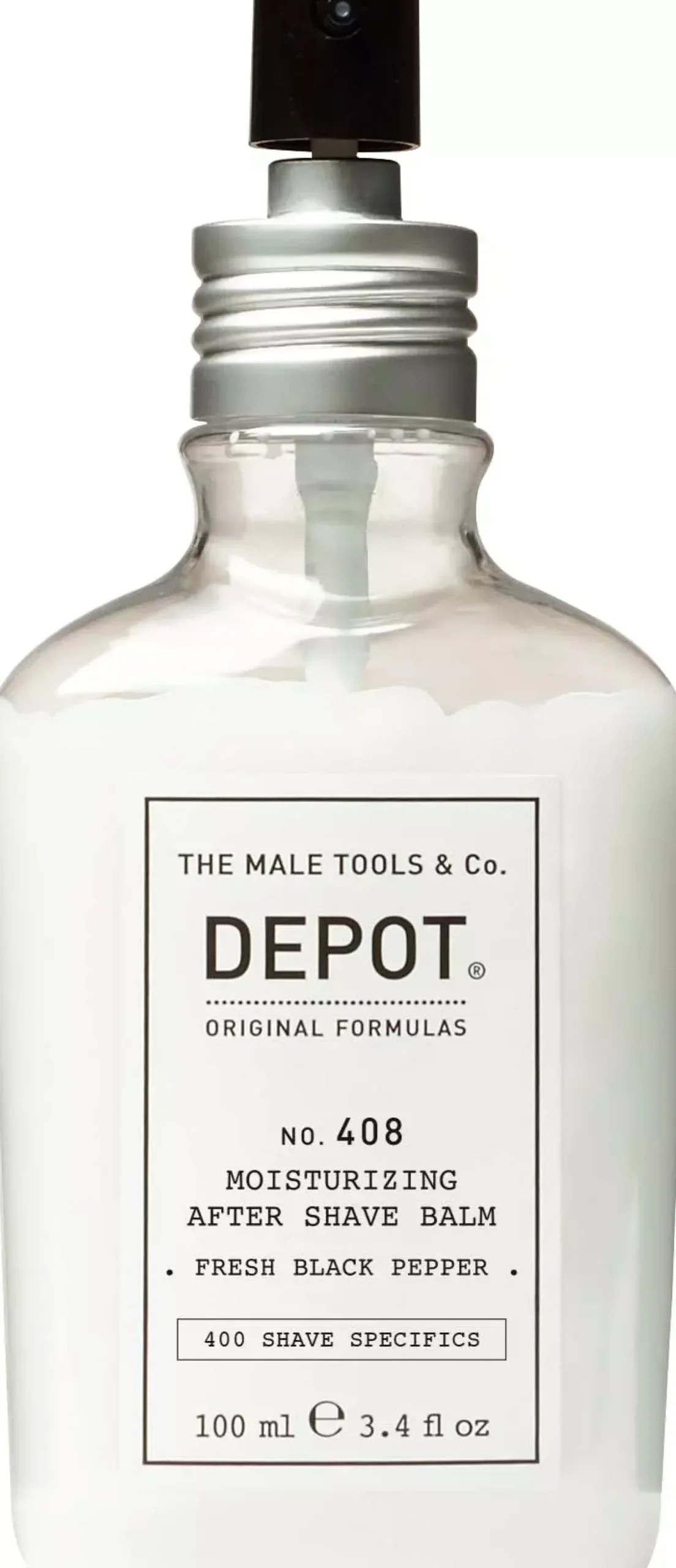 DEPOT MALE TOOLS No. 408 Moisturizing After Shave Balm Fresh Black Pepper 100 ml