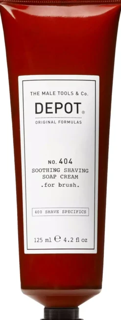 DEPOT MALE TOOLS No. 404 Soothing Shaving Soap Cream For Brush 125 ml