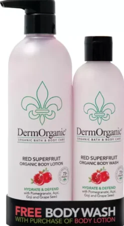 DermOrganic Bath & Body Duo Pack Red Superfruits