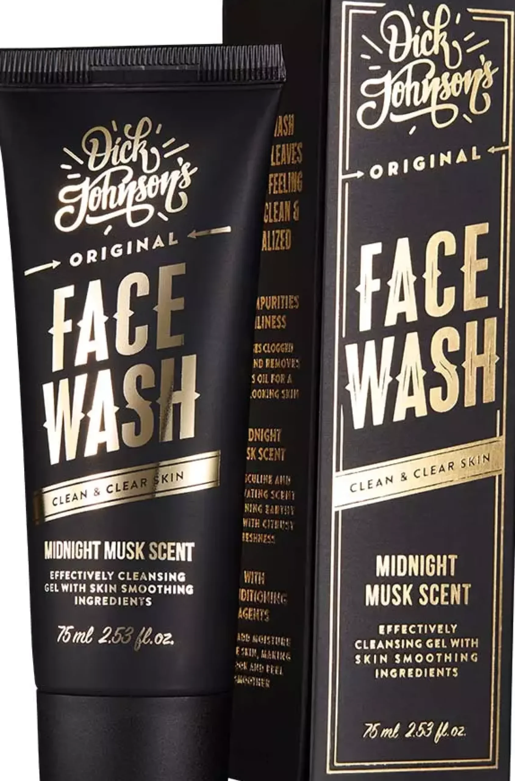 Dick Johnson Face Wash Midnight Musk 75 ml