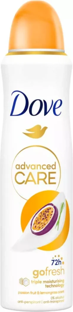 Dove 72h Advanced Care Passion Fruit & Lemongrass Spray