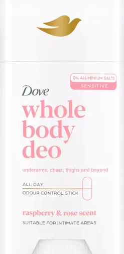 Dove Whole Body Deodorant Raspberry & Rose Deodorant Stick 75 ml