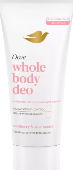 Dove Whole Body Deodorant Raspberry & Rose Deodorant Cream 75 ml