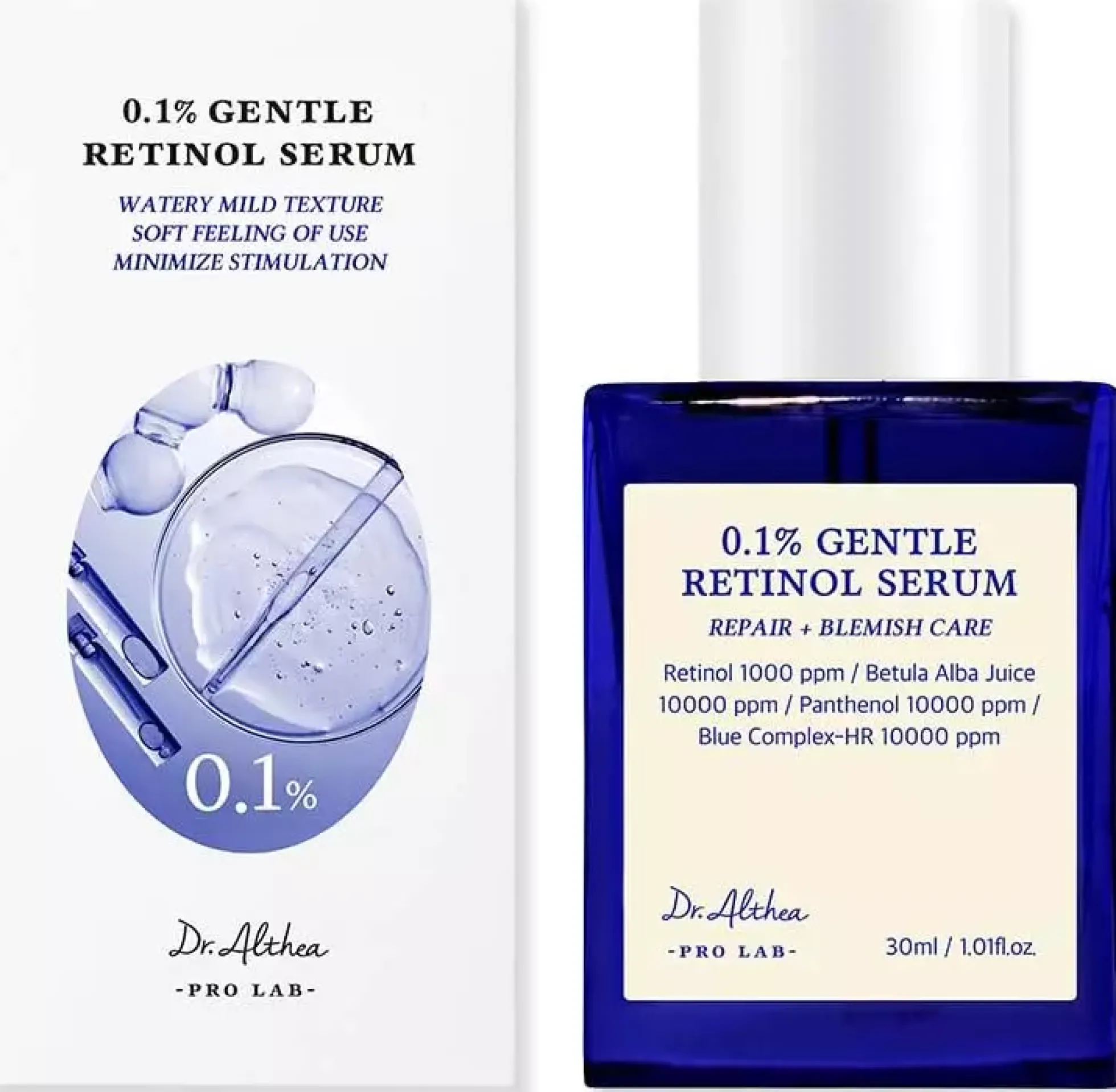 Dr. Althea 0.1% Gentle Retinol Serum 30 ml