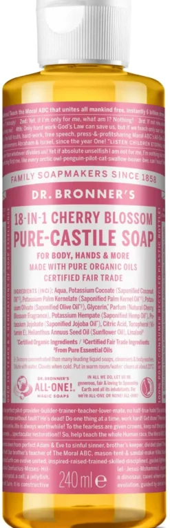 Dr. Bronner's 18-in-1 Cherry Blossom Pure-Castile Soap 475 ml