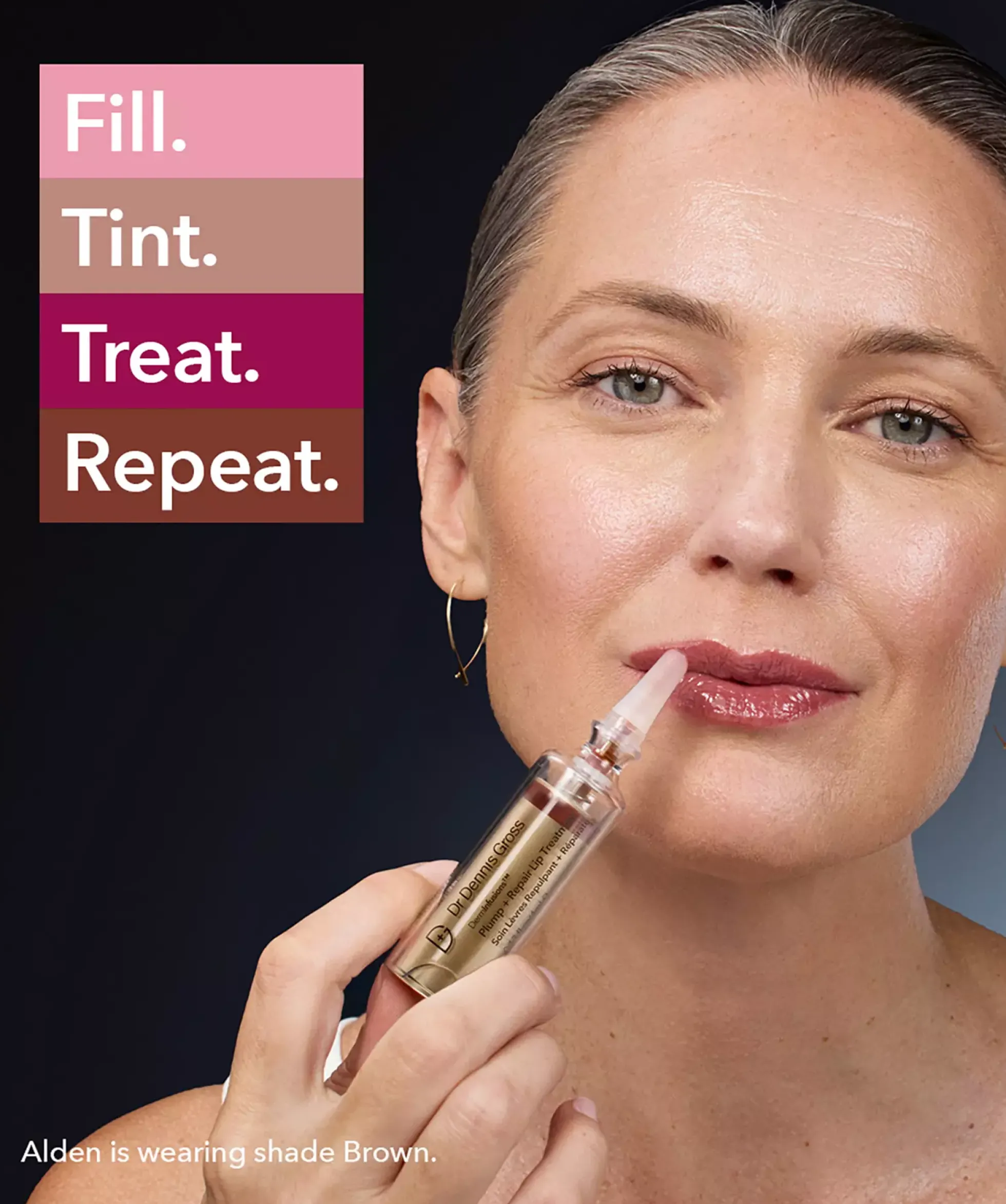 Dr Dennis GrossDermInfusions™ Plump + Repair Lip Treatment Tints Pink