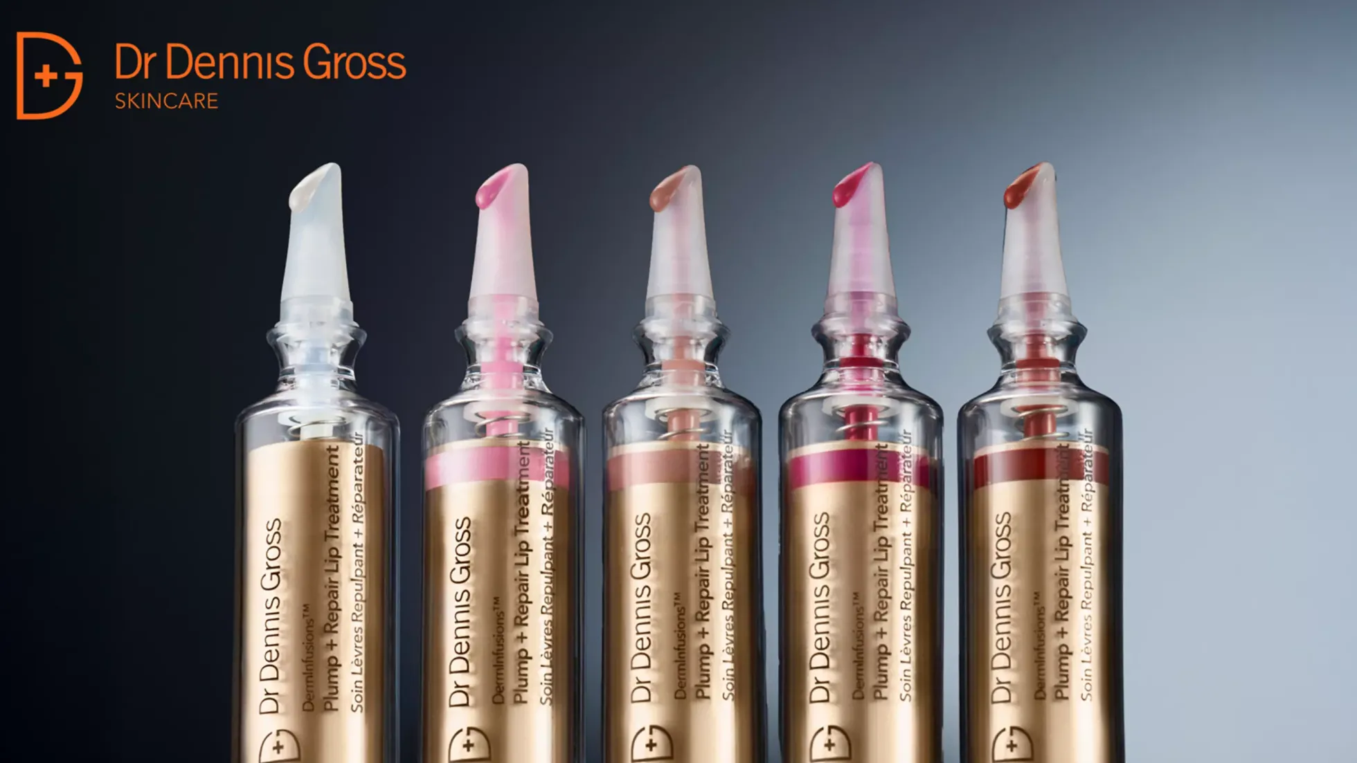 Dr Dennis GrossDermInfusions™ Plump + Repair Lip Treatment Tints Pink