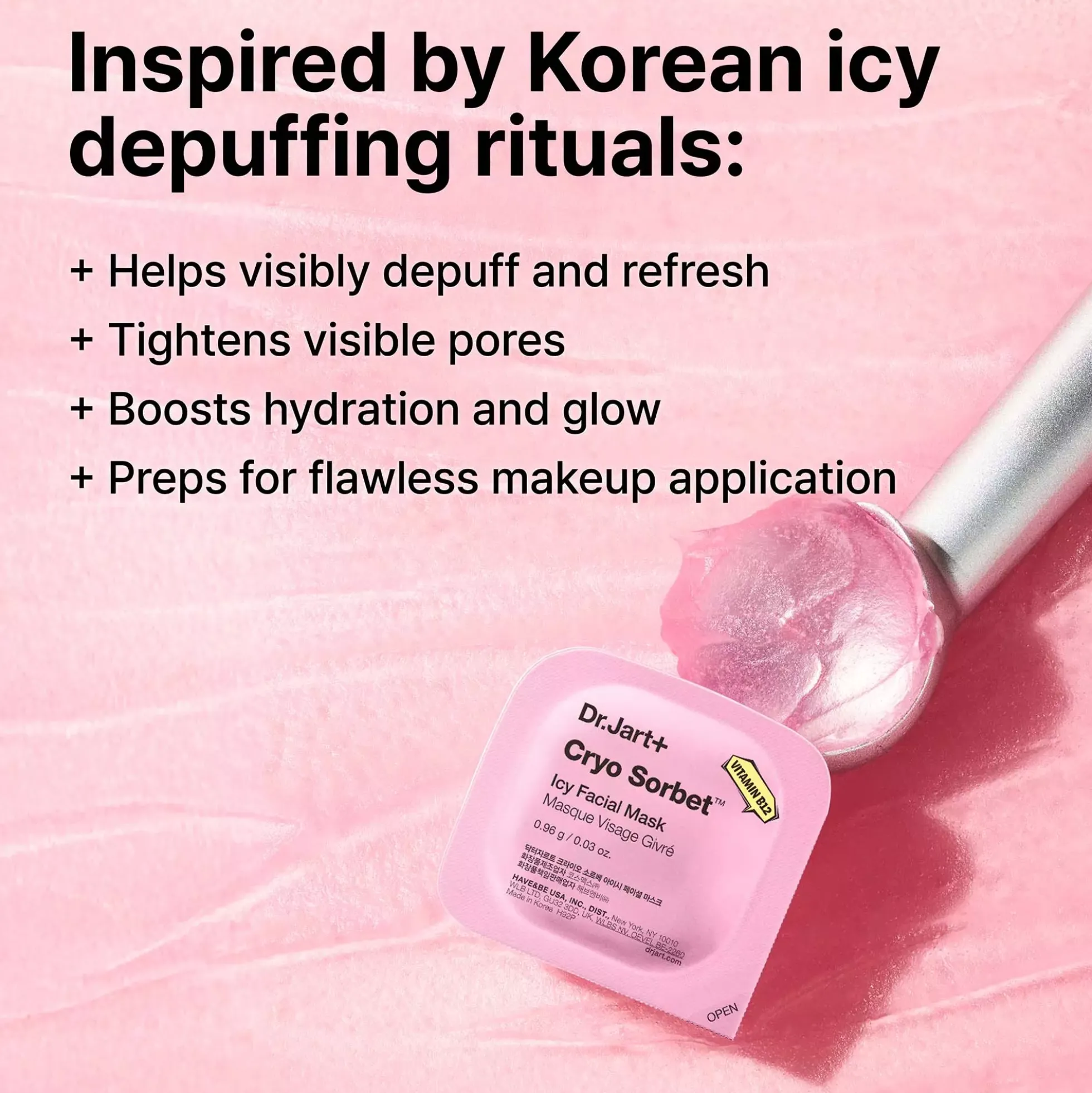 Dr.Jart+Cryo Sorbet Icy Facial Mask 3 g
