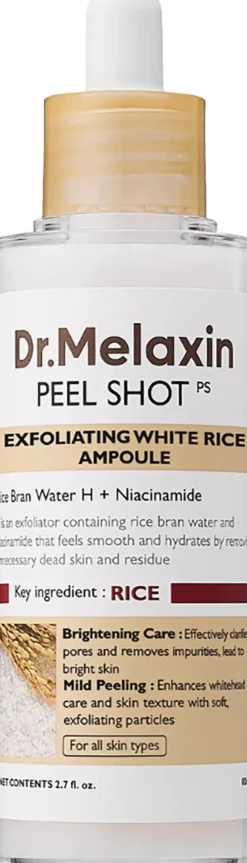 Dr.Melaxin Peel Shot Exfoliating White Rice Ampoule 80 ml