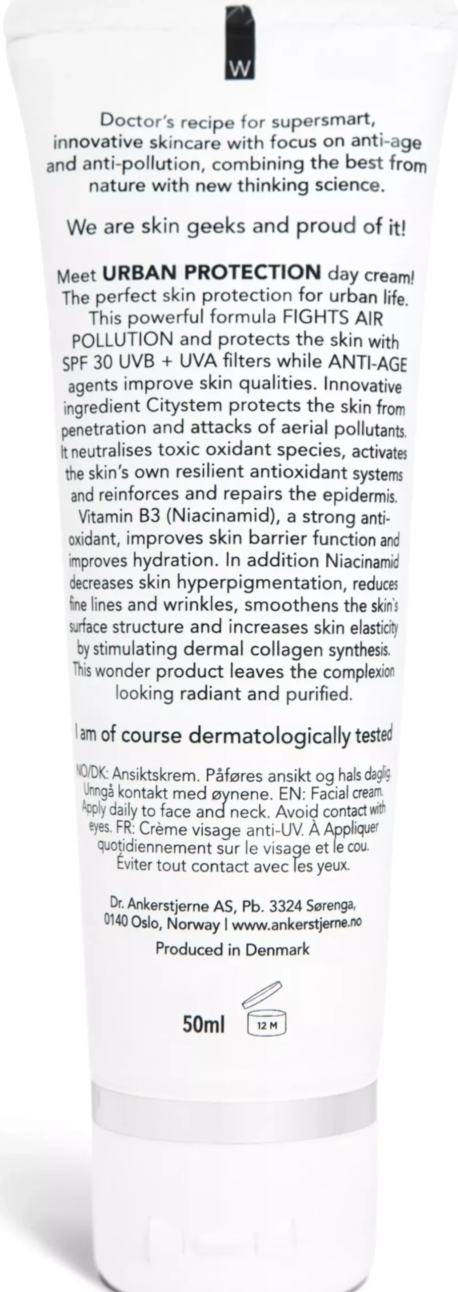 Dr. Stine Ankerstjerne Urban Protection Day Cream 50 ml