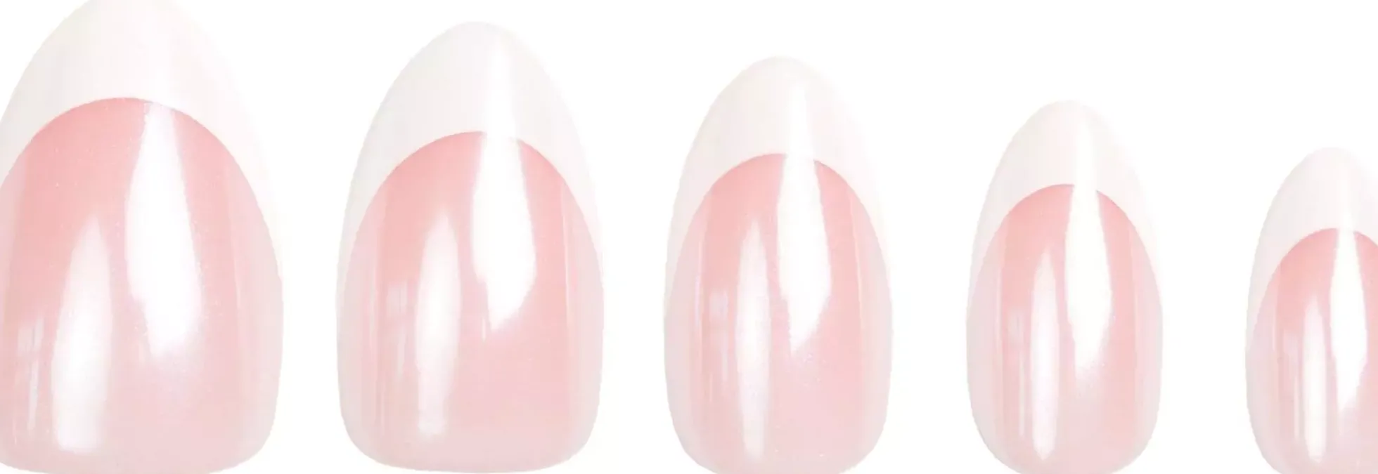 DUFFBEAUTY French Glazed, Medium Almond French Glazed