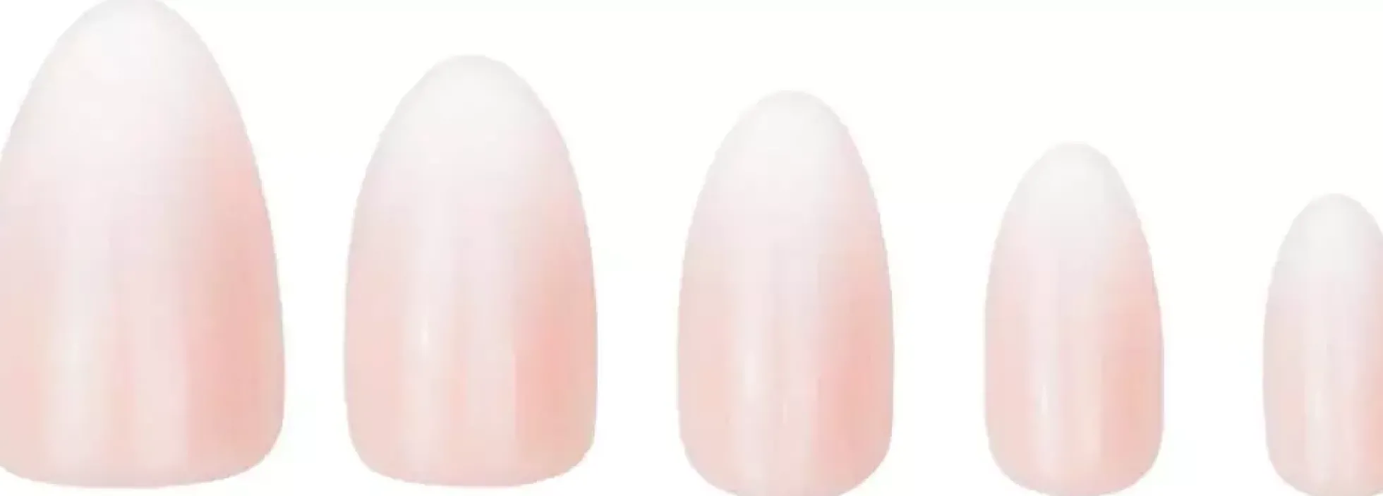 DUFFBEAUTY Instant Pro PressOn Manicure Baby Boomer, Medium Almond