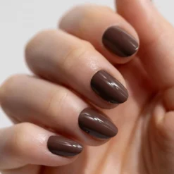 DUFFBEAUTY Instant Pro Press-On Manicure Espresso Short Almond