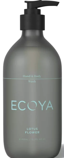 EcoyaLotus Flower Hand & Body Wash 450 ml