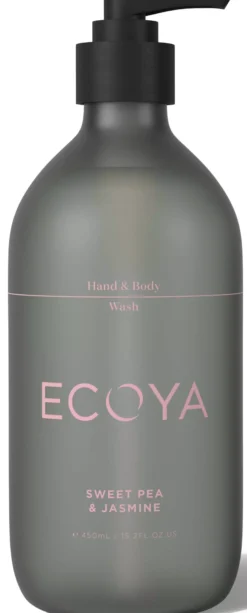 EcoyaSweet Pea & Jasmine Hand & Body Wash 450 ml