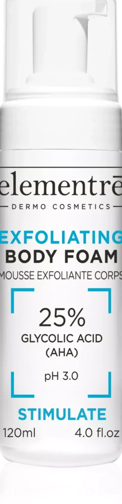 elementrē Body Foam 25% Alpha Hydroxy Acid 120 ml