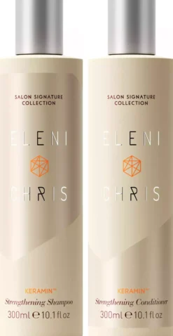 Eleni&ChrisKeraMin™ Bundle Strengthening Shampoo 300 ml & Conditioner 300 ml