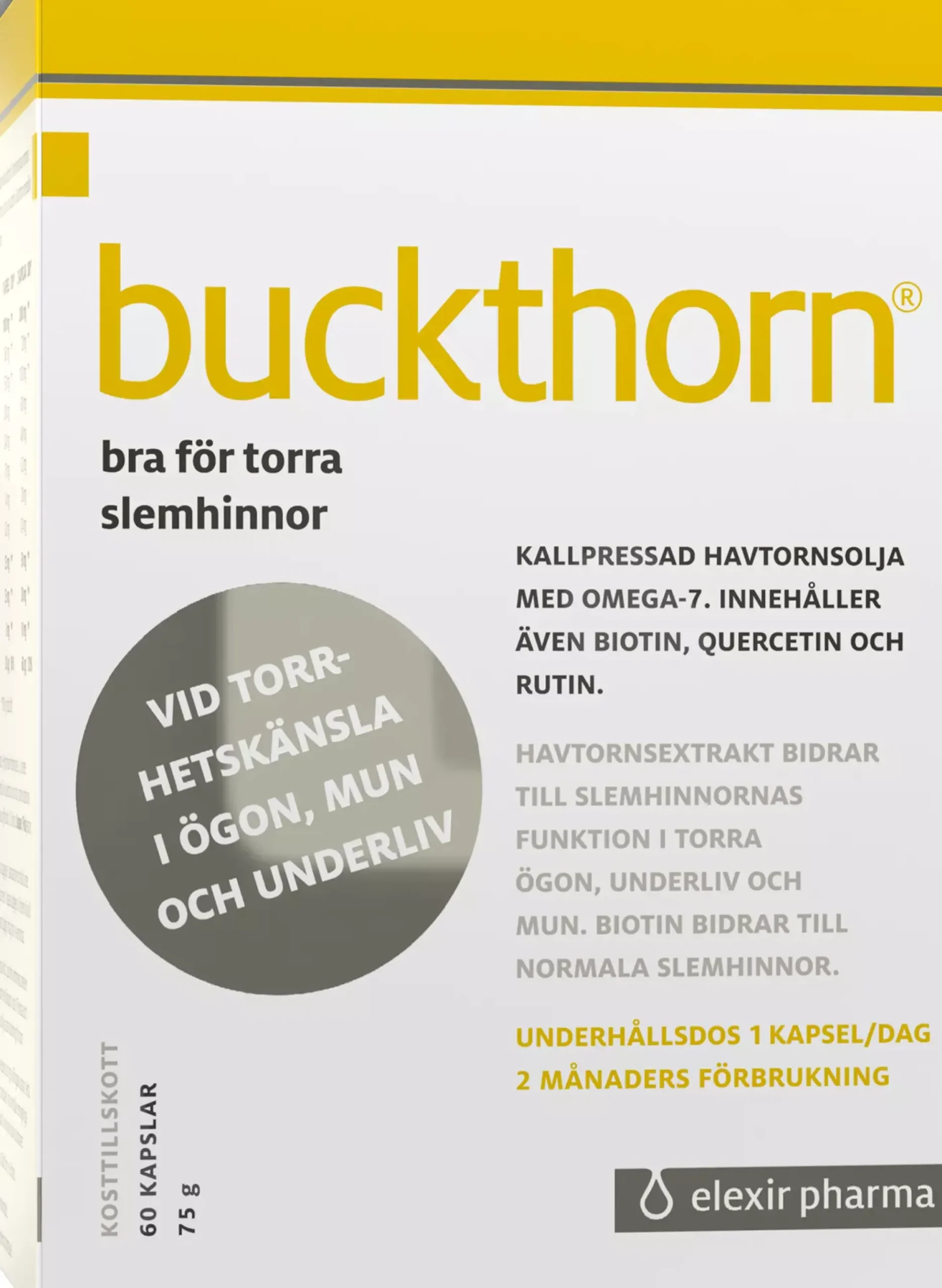 Elexir Pharma Buckthorn 60 st