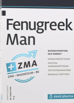 Elexir Pharma Fenugreek Man Plus ZMA 60 st
