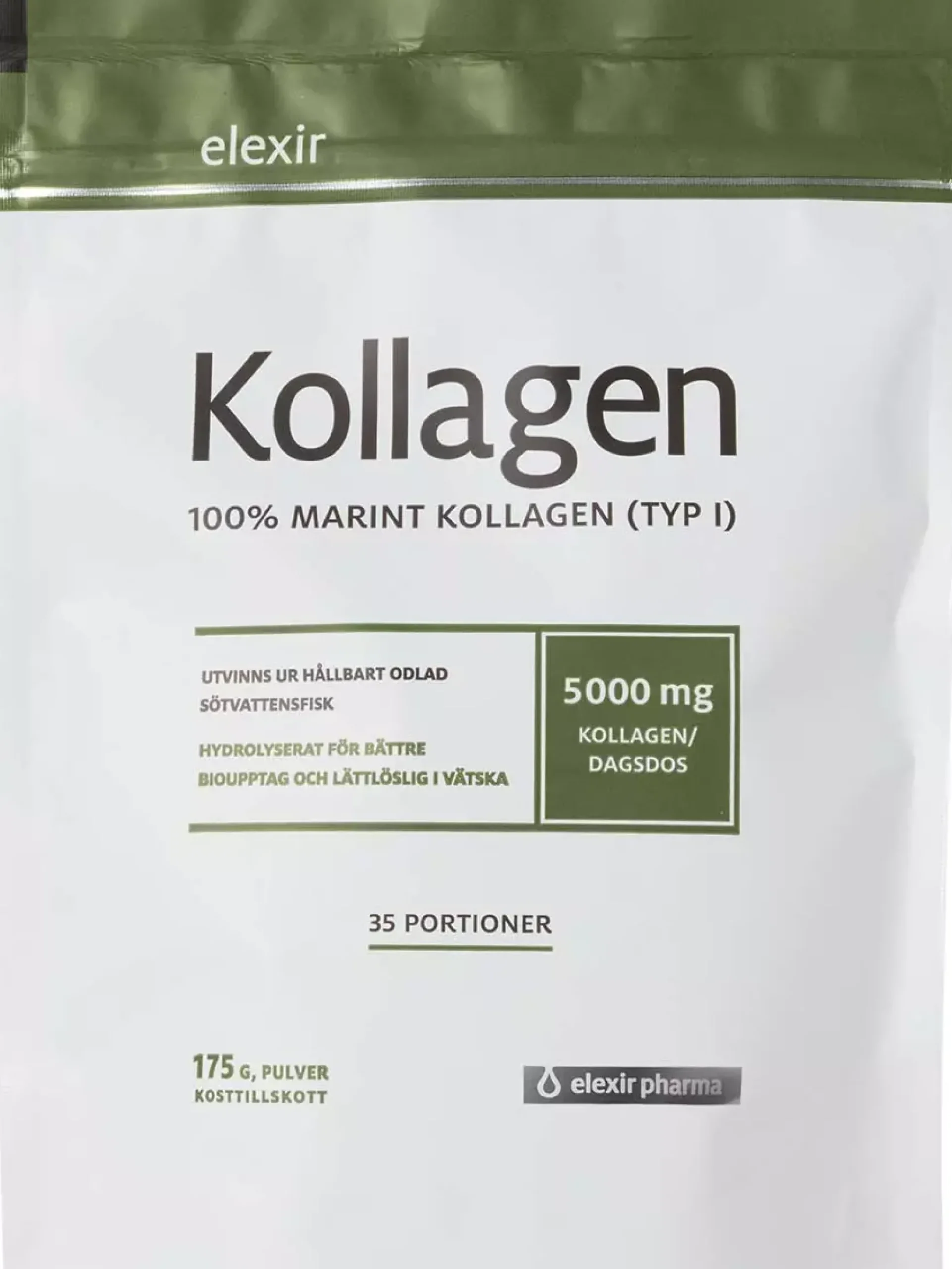 Elexir Pharma Kollagen 100% Marint 175 g