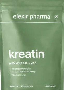 Elexir Pharma Kreatin Naturell 400 g