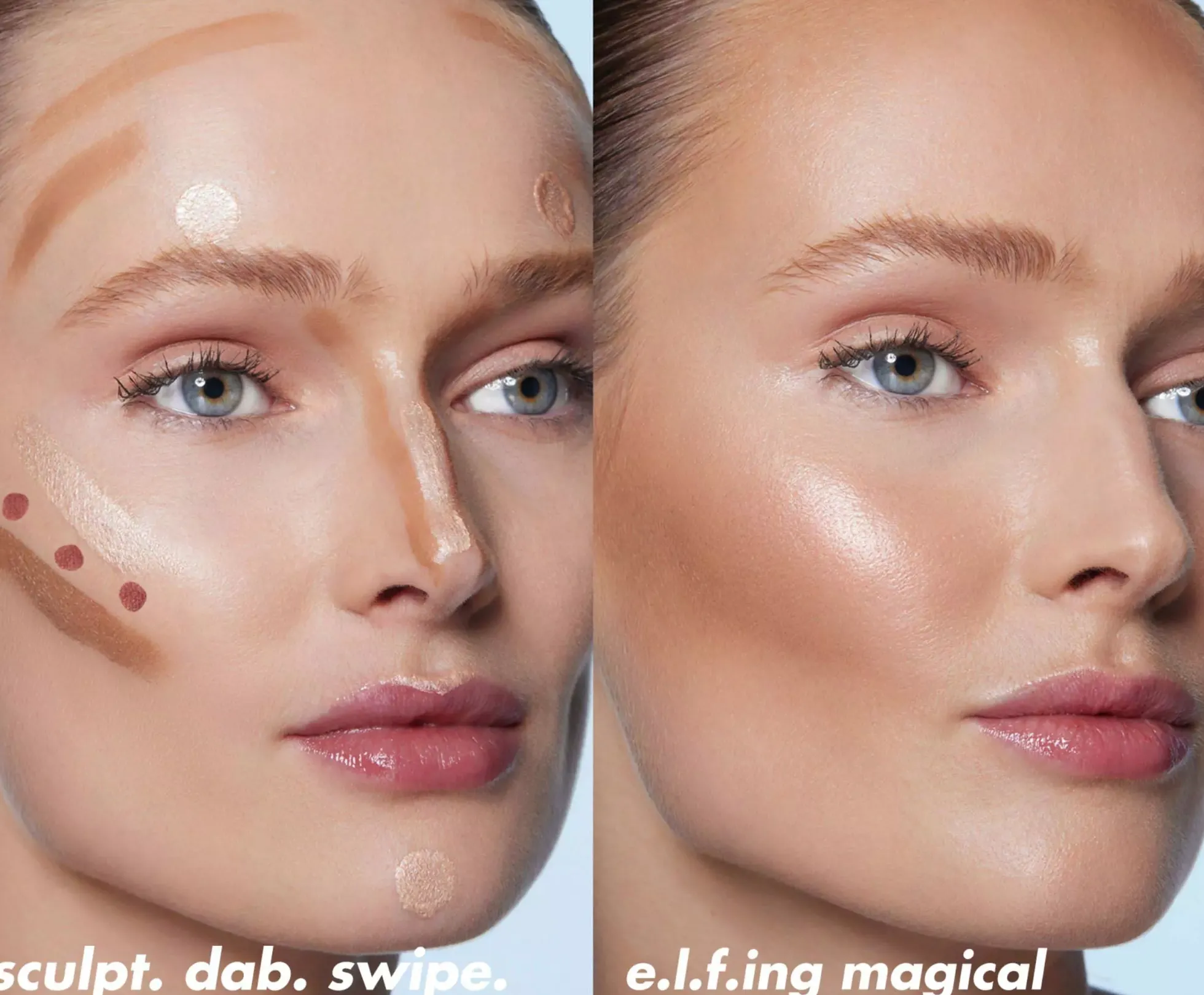 e.l.f. Halo Glow Contour Beauty Wand Fair/Light