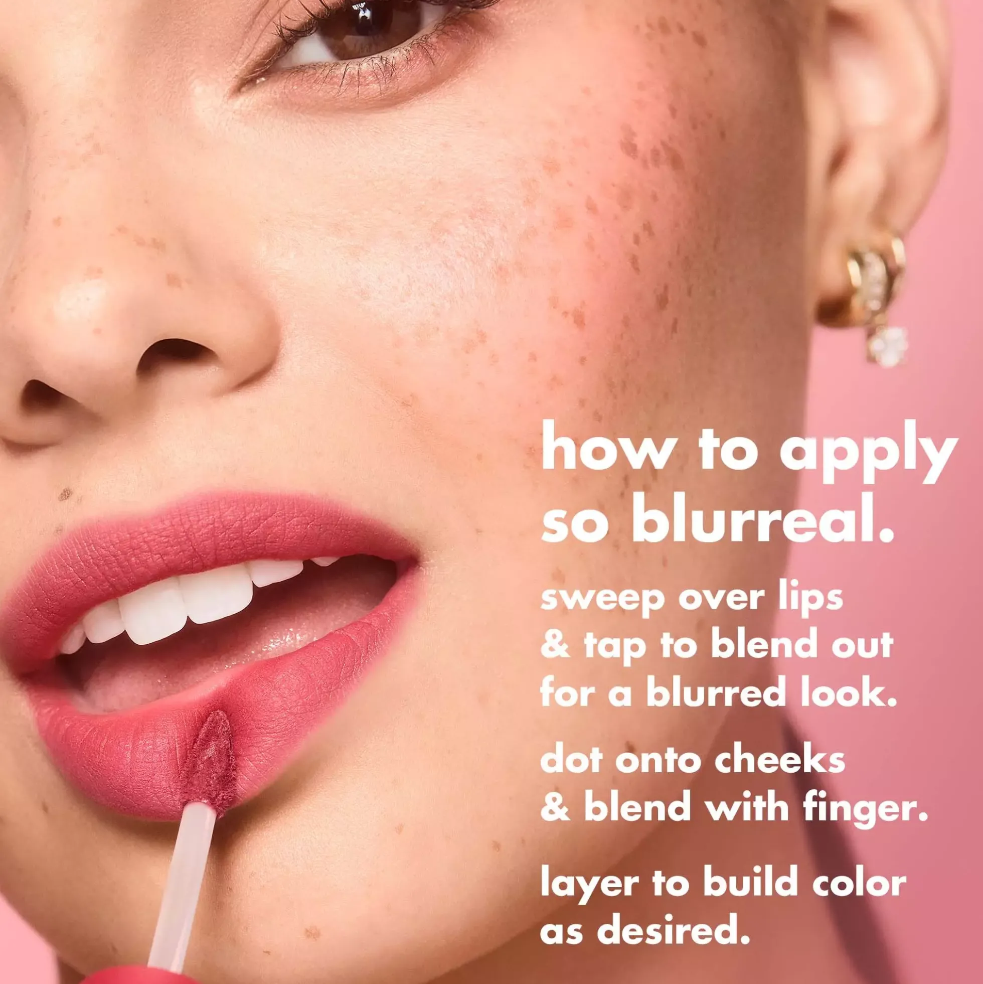e.l.f. So Blurreal Lip & Cheek Whip Oat Couture