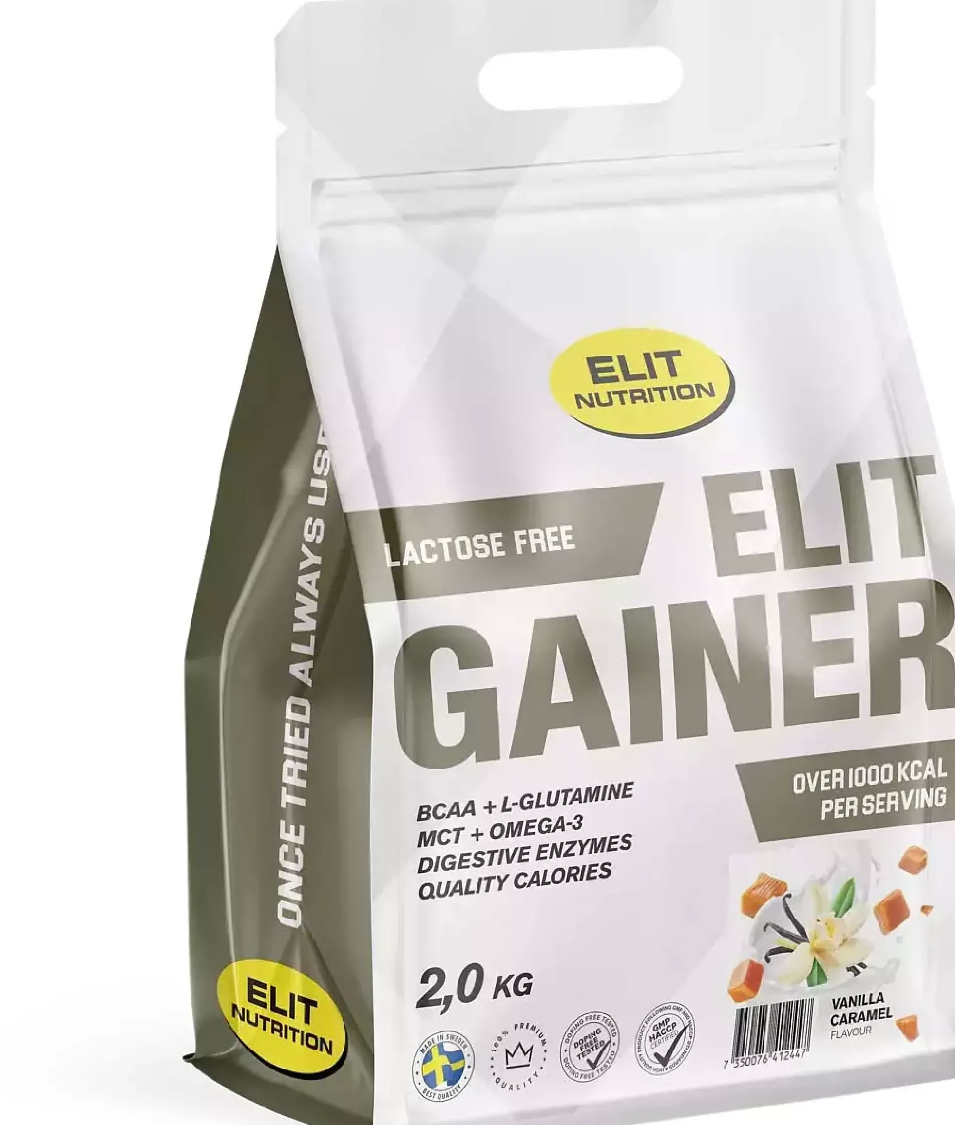 Elit Nutrition ELIT GAINER - Lactose free Vanilla Caramel 2000 g