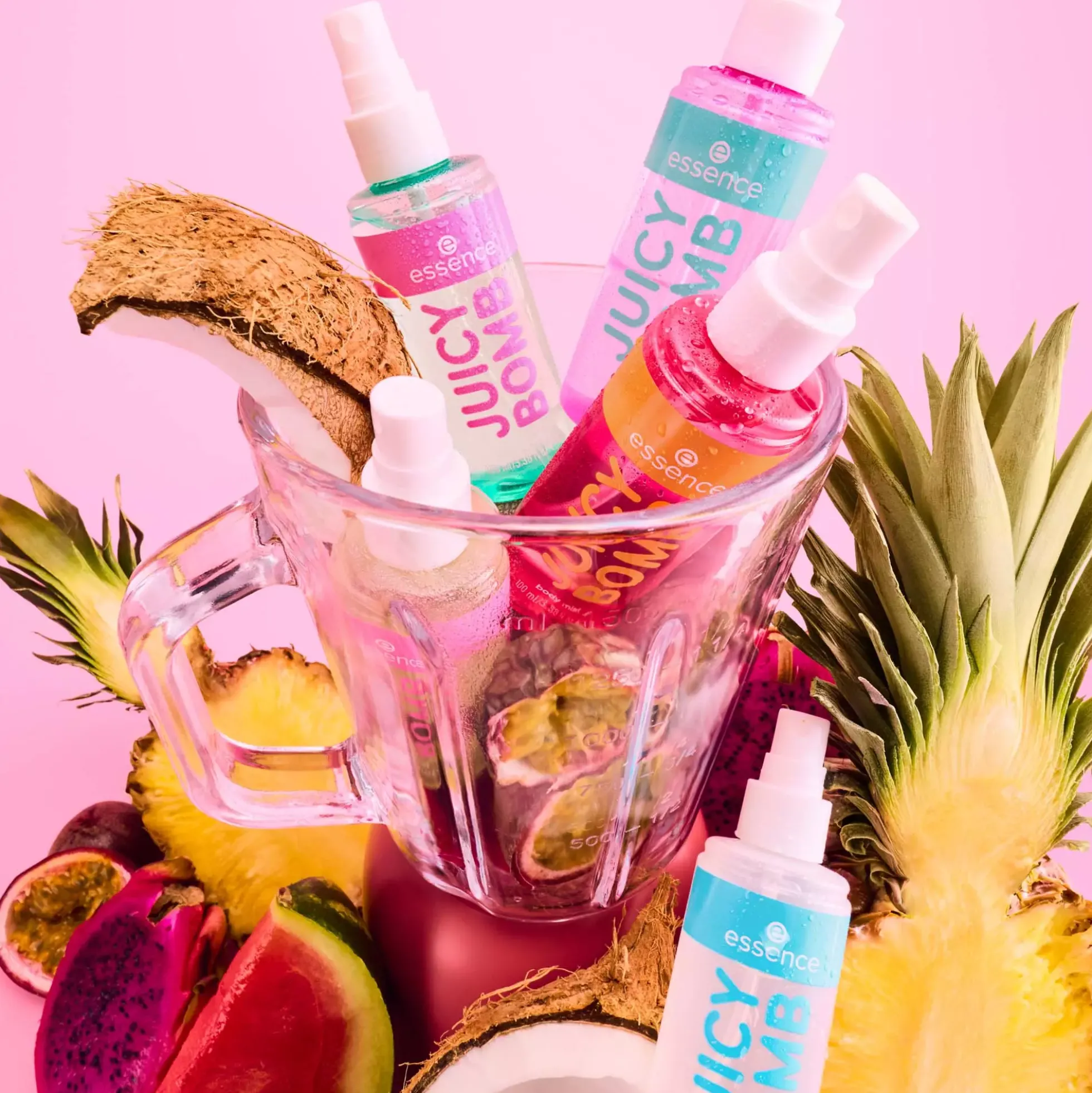 essence Juicy Bomb Tropical Drop Body Mist 108 Pineapple Paradise