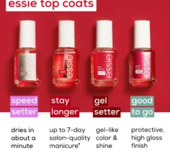 EssieNail Care Gel Setter Top Coat Coat Gel Setter