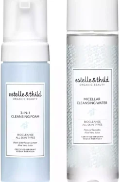 Estelle&Thild Organic BeautyBioCleanse 3in1 Foam Cleanser 150 ml & Micellar Cleansing Water 250 ml