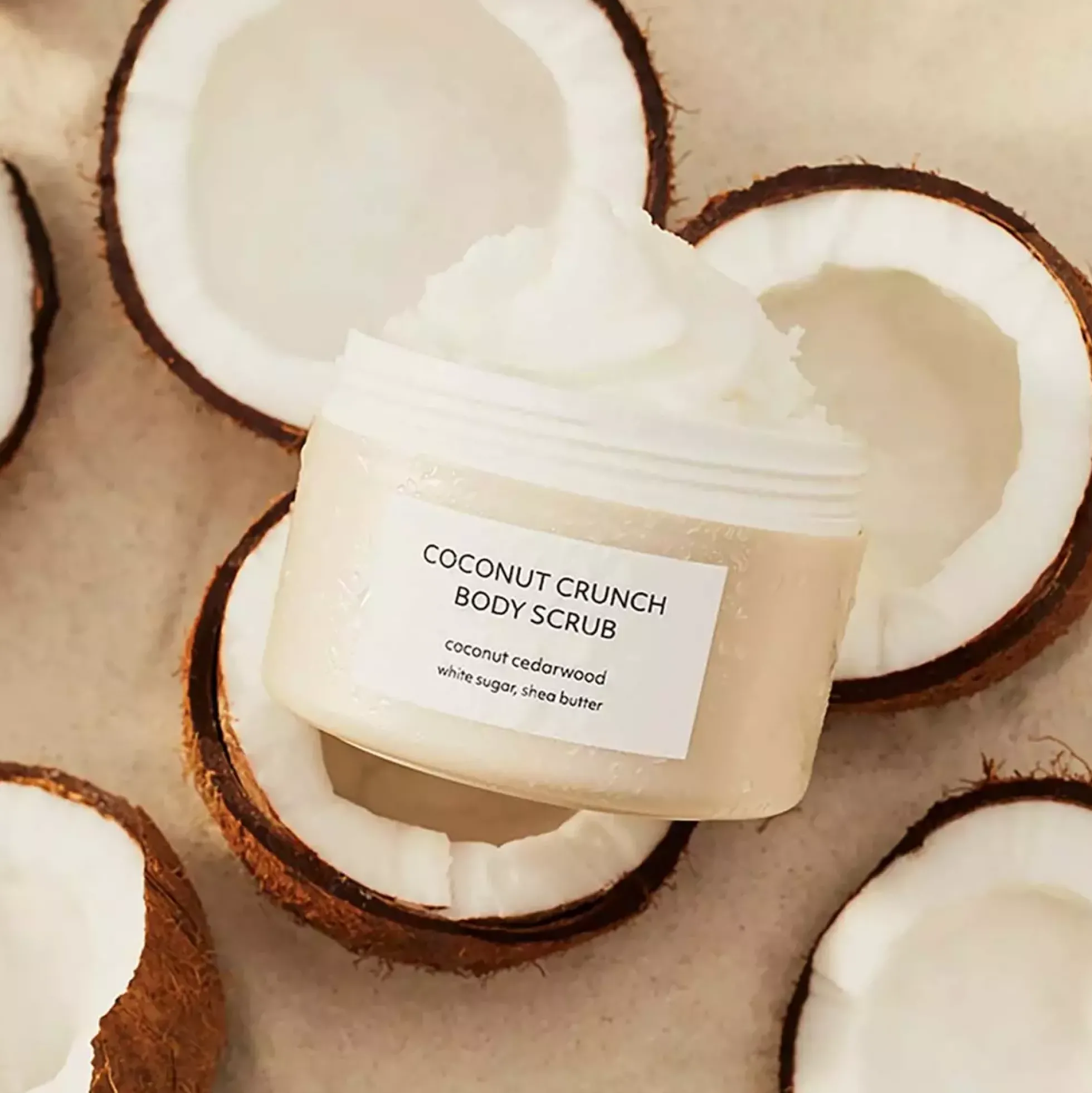 Estelle&Thild Organic BeautyCoconut Cedarwood Coconut Crunch Body Scrub 200 ml