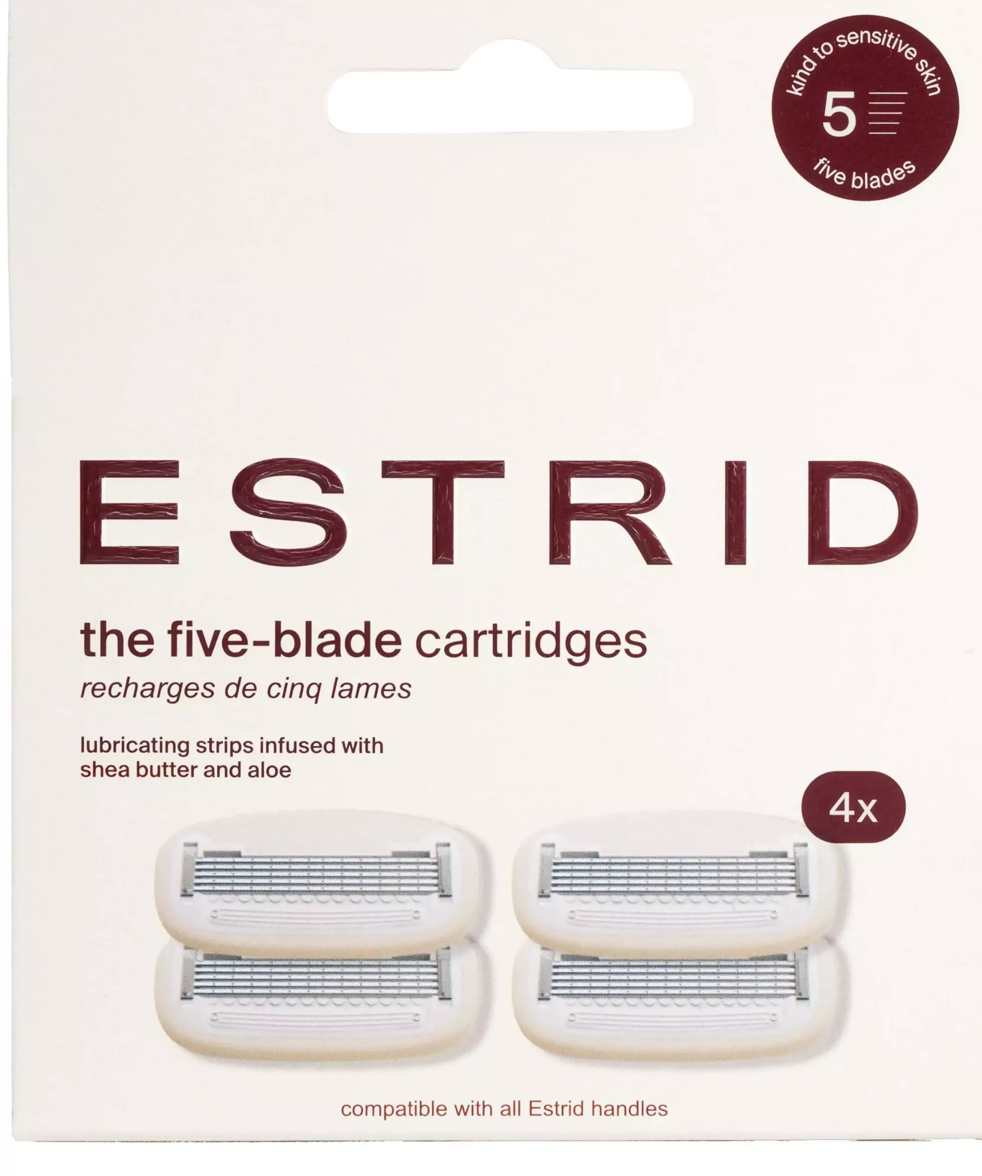 Estrid The Five-blade Cartridges 4 st