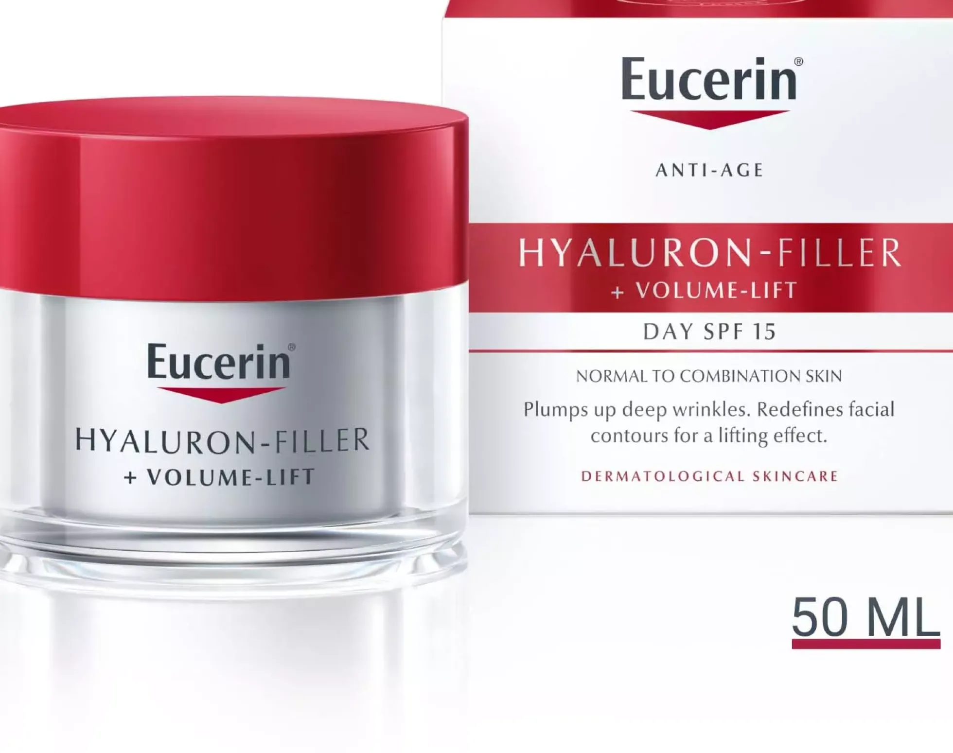 EucerinHyaluron-Filler + Volume-Lift Day Cream Normal Skin SPF15 50 ml