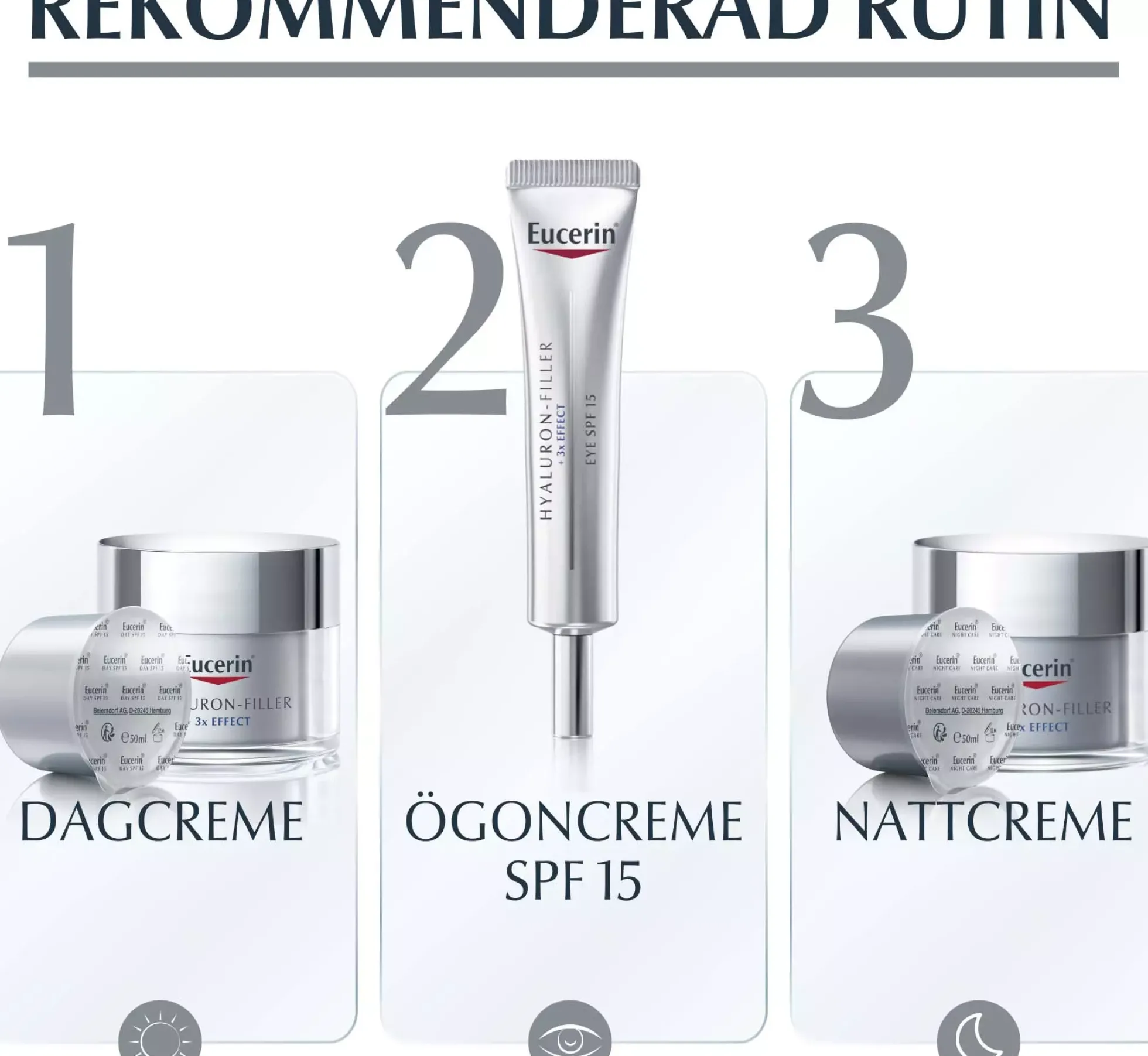 EucerinHyaluron-Filler +3x Effect Day SPF15 Refill 50 ml