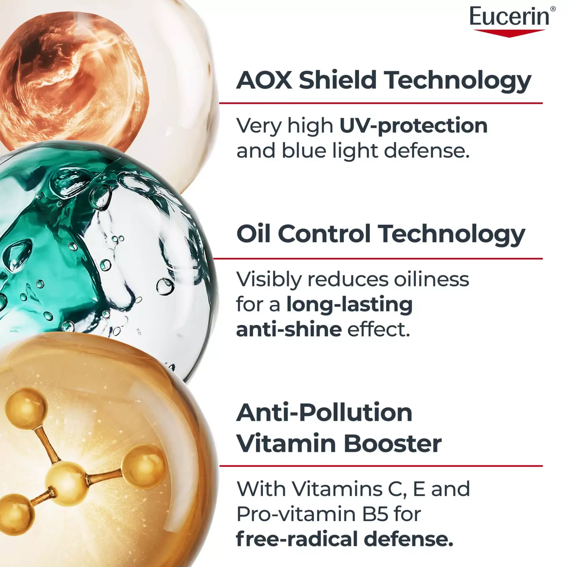 Eucerin Sun Oil Control Daily UV Serum SPF50+ 30 ml