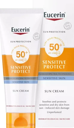 Eucerin Sun Sensitive Protect Creme SPF50+ 50 ml