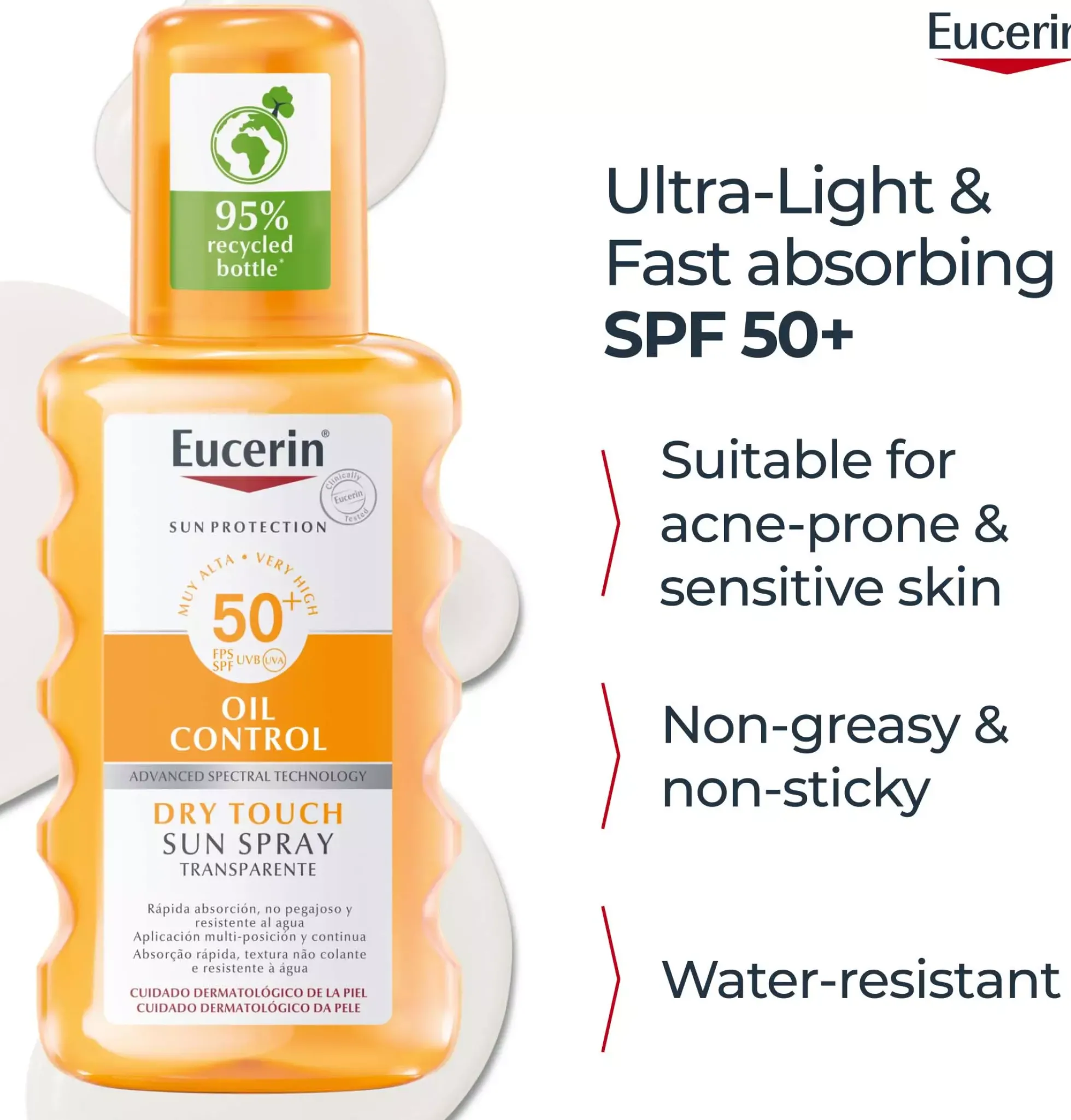 EucerinSun Spray Transparent Spf50+ 200 ml