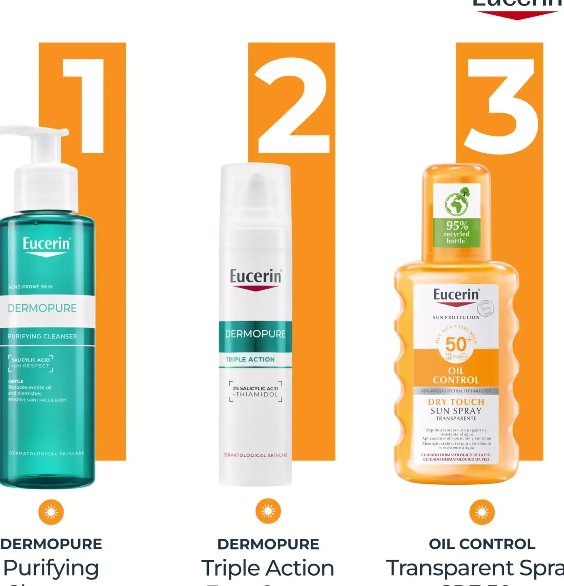 EucerinSun Spray Transparent Spf50+ 200 ml