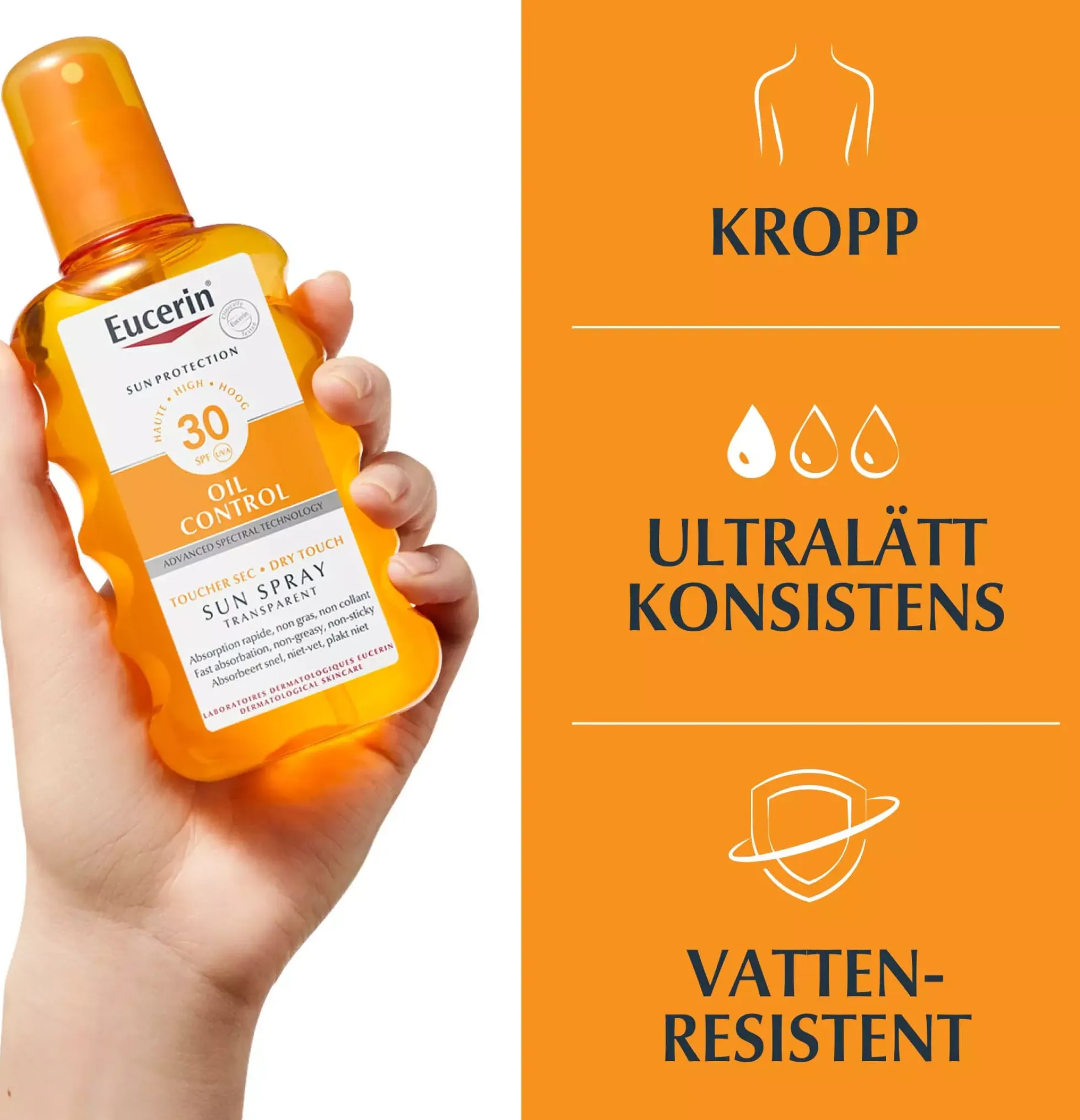 Eucerin Sun Spray Transparent SPF30 200 ml
